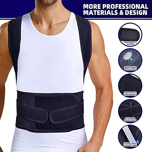Upgraded Posture Corrector Back Brace for Men and Women