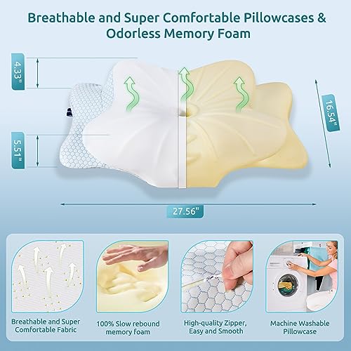 Cervical Pillow for Neck and Shoulder Pain Relief