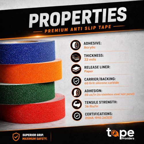 WOD Heavy Duty Anti Slip Tape Red (60 Feet)