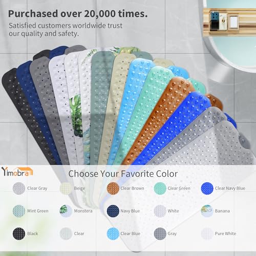 Non Slip Bath Mat for Tub 40x16