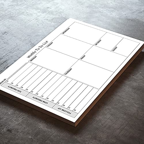 Weekly TO DO List Notepads (2 Count)