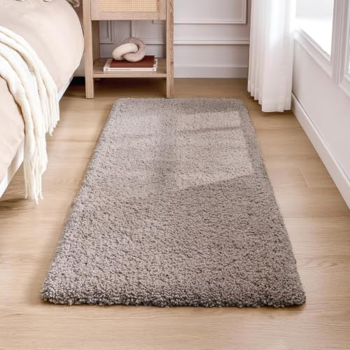 Taupe Grey Bathroom Rug 24x48