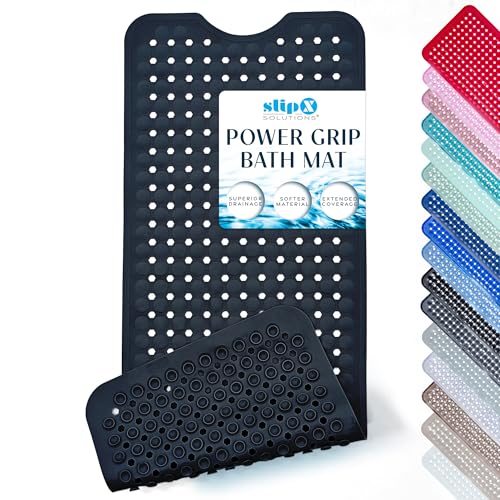 39"x16" Power Grip Non Slip Bathtub Shower Mat