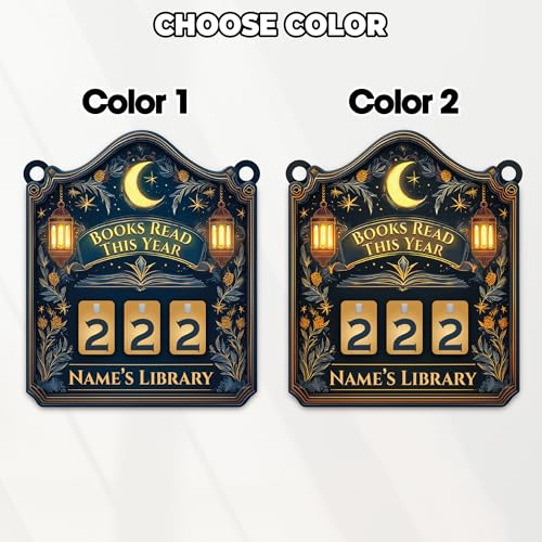Personalized Books Read This Year Wooden Sign