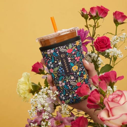 JavaSok Iced Coffee & Cold Soda Insulated Neoprene Cup Sleeve