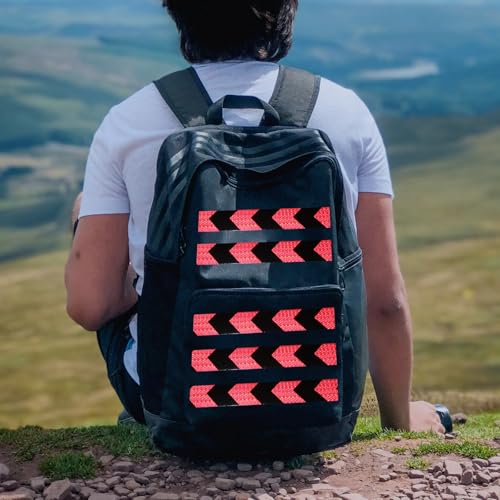 Red Black Reflective Tape 4 inch X 166 feet