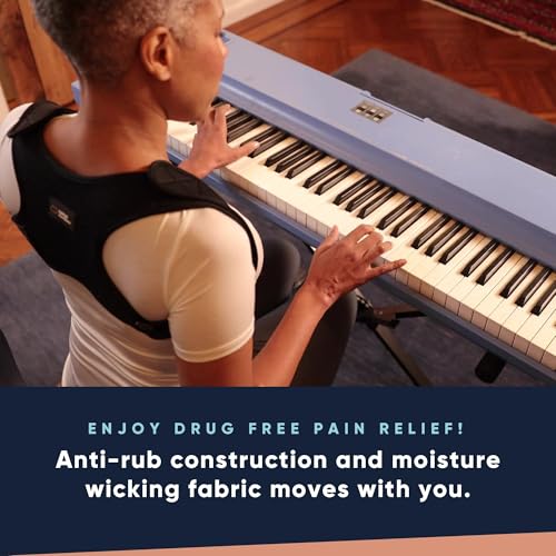 Back Brace Posture Corrector for Women and Men. Copper Infused Shoulder Straightener