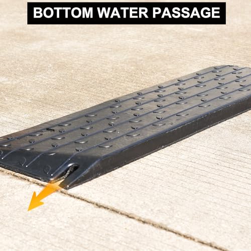 1.5" Rise Rubber Threshold Ramp for Doorways
