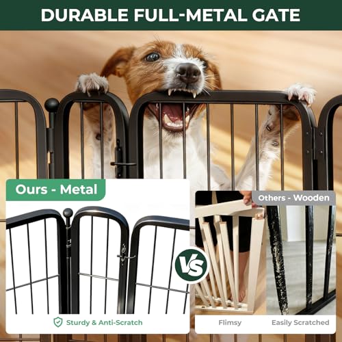 Dog Gate Extra Wide Adjustable for Openings Up to 69"