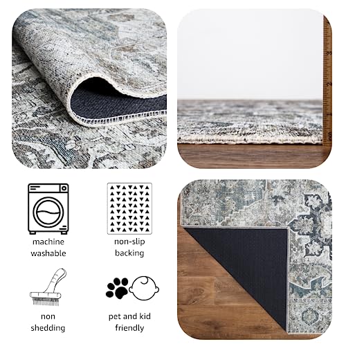 Vintage Washable Entryway Rug