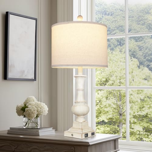 26" Tall Farmhouse Table Lamp for Living Room