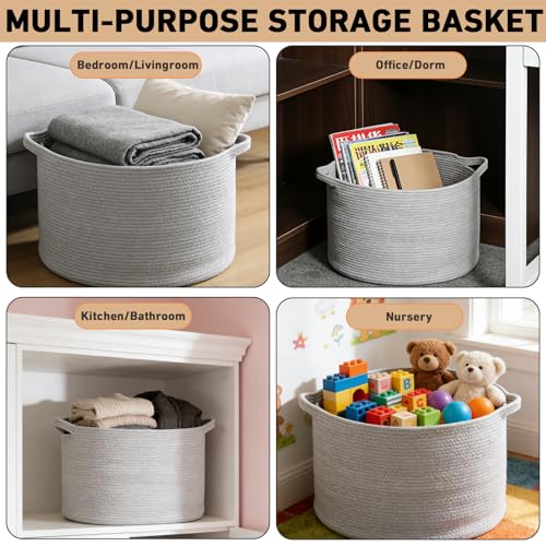 65L Large Blanket Basket