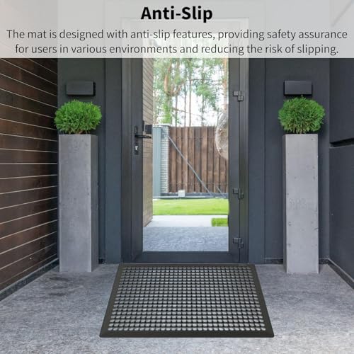 4 Pack Rubber Floor Mats 36”x24” (4 Count)