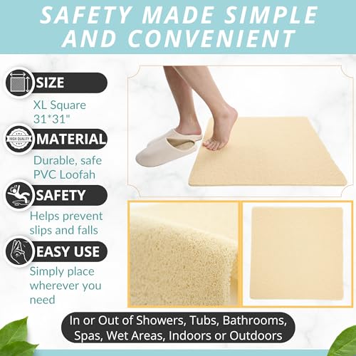 Square Shower Mat