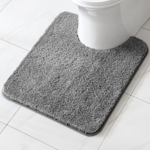Grey Toilet Bathroom Rug U