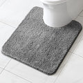 Grey Toilet Bathroom Rug U