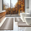 Bathroom Rugs Sets 3 Piece