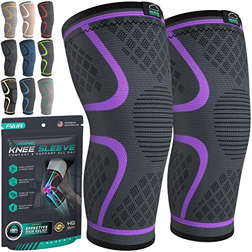 Compression Knee Brace for Women & Men (2 Count)