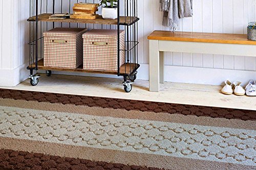 Custom Size Hallway Runner Rug Brown Color 31 inch Wide Select Your Length Non