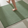 Large Bathroom Rugs Non Slip Washable Bath Rugs Super Absorbent Bathroom Rug Thin Quick Dry Low Pile Bath Mats (4.2917 Sq Ft)
