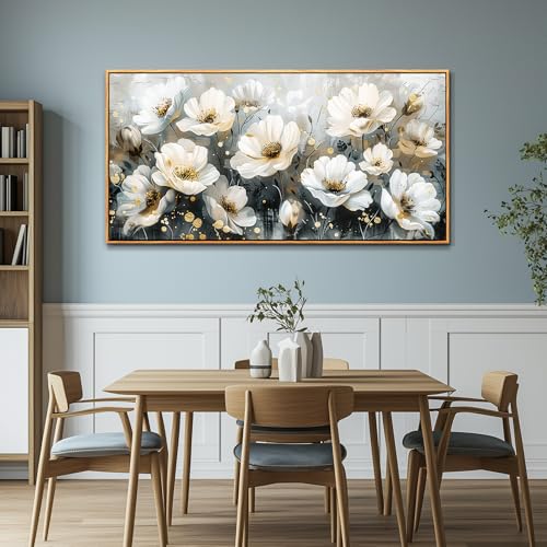 Large Canvas Wall Decor For Living Room Wall Art For Bedroom Office Wall Decorations Print White Ink