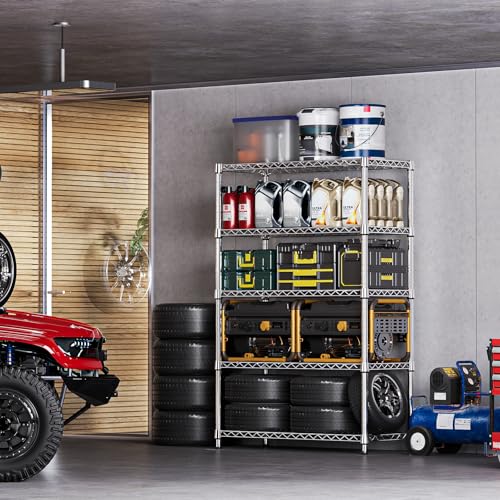 5 Tier Heavy Duty Metal Storage Shelving Unit