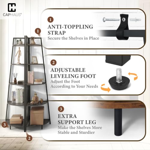 5 Tier Corner Shelf Stand