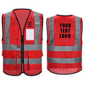 High Visibility Safety Vest with Reflective Strips
