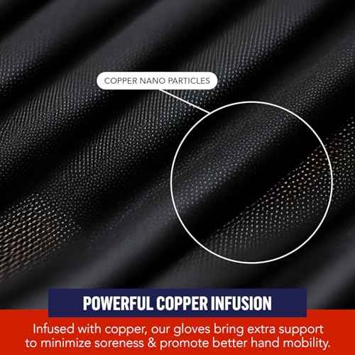 Copper Arthritis Compression Gloves for Women and Men