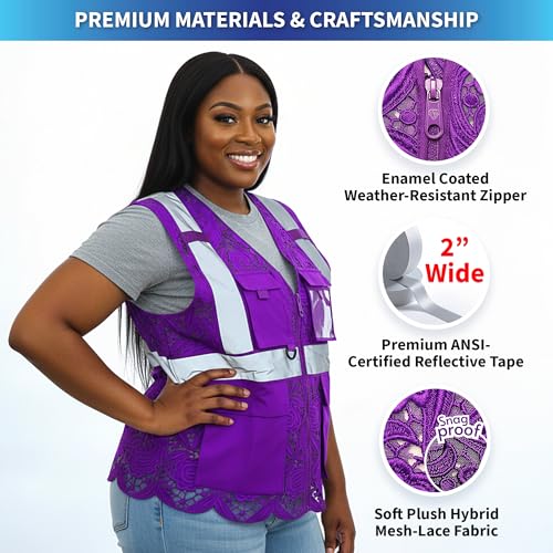 for Women with Velcro Pockets