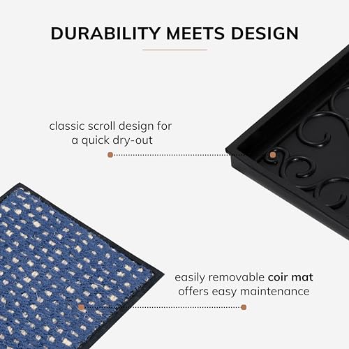 Heavy Duty Waterproof Rubber Shoe Storage Mat Organizer