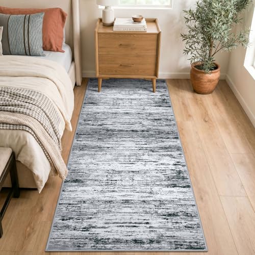 Abstract Washable Runners for Hallway 3x8 Runner Rug Non Slip Indoor (24 Sq Ft)