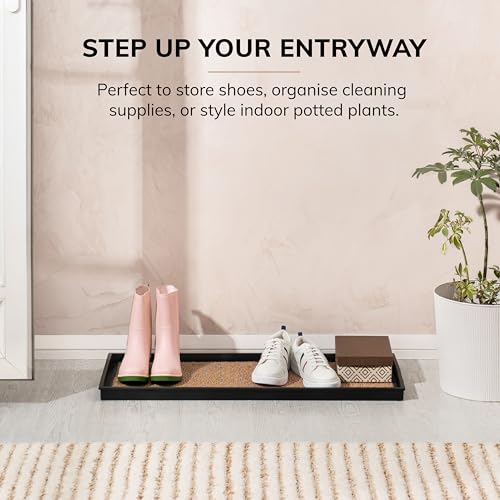 Heavy Duty Waterproof Rubber Shoe Storage Mat Organizer