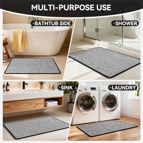 Bathroom Rugs Non Slip Washable