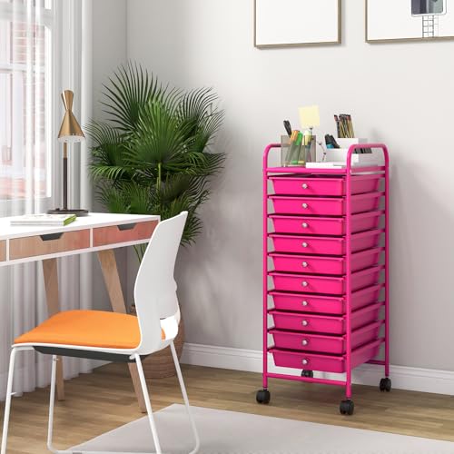 10 Drawer Storage Cart w