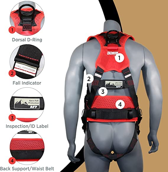 Demon Fall Protection Comfortable Safety Harness