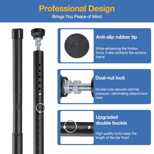 Sliding Door Security Bar (3 Count)