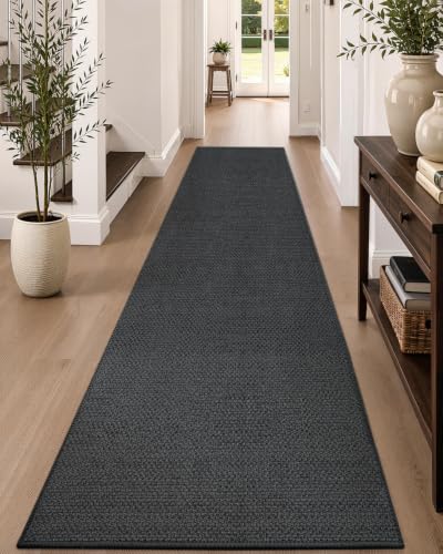 Runner Rug 28"x144" Non Slip Rubber Backing Hallway Rug