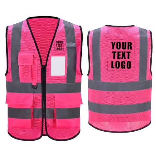 High Visibility Safety Vest with Reflective Strips