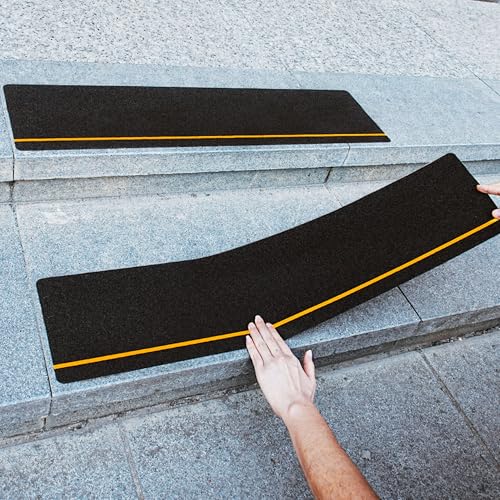 6" x 30" 10Pack Anti Slip Stair Tread with Reflective Strips (10 Count)