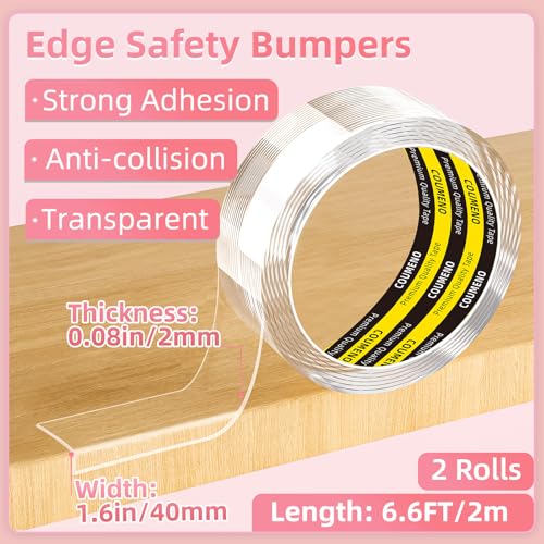 Corner Protector Clear Baby Proofing Edge Guard (2 Count)