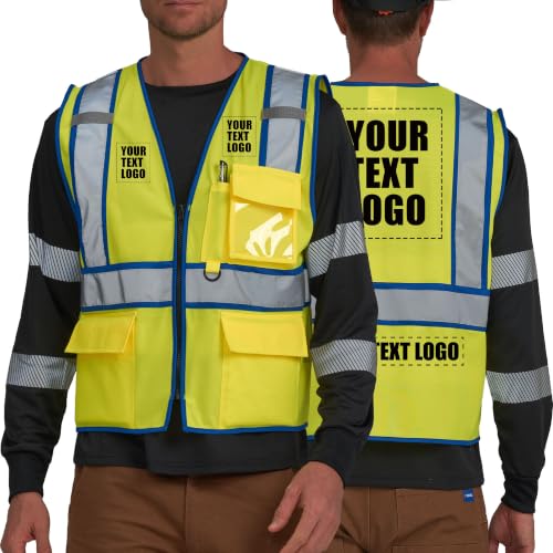 Royal Blue Hi Vis Vest Reflective