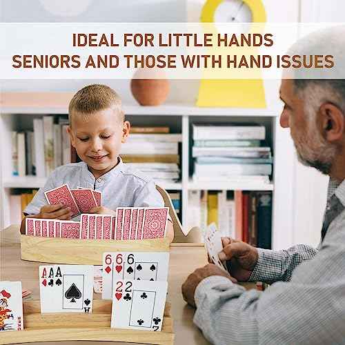 Playing Card Holders for Kids Adults Seniors