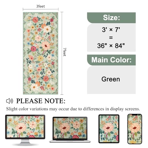 3x7 Kitchen Runner Rug (21 Sq Ft)