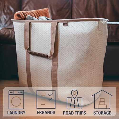 Collapsible Fabric Laundry Hamper Premium (2 Count)
