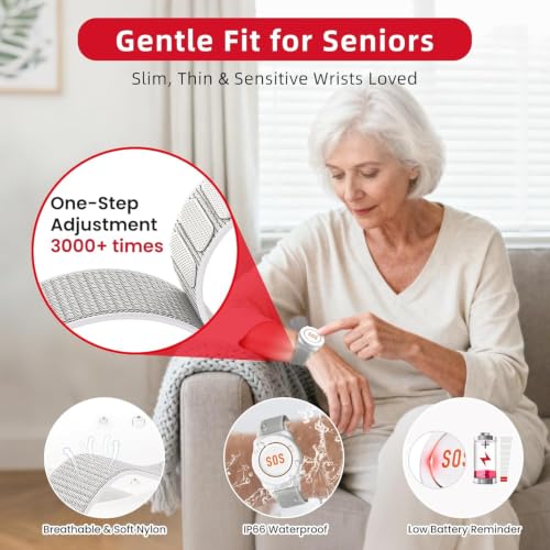 Wi Fi Wireless Caregiver Pager Call Button for Elderly at Home