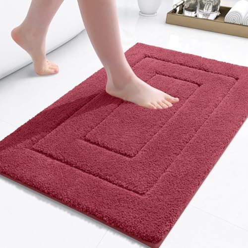 Microfiber Bathroom Rugs 24x16