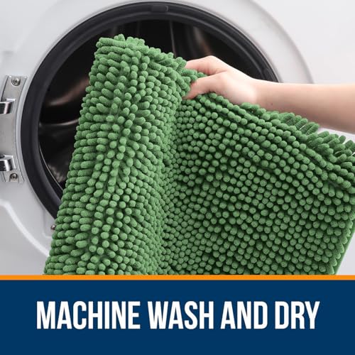 Chenille Bathroom Rugs Sets 2 Piece (7.5 Sq Ft)