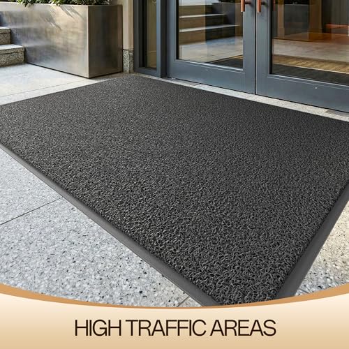3'x6' Front Door Mat Indoor Outdoor Entrance Heavy Duty Waterproof