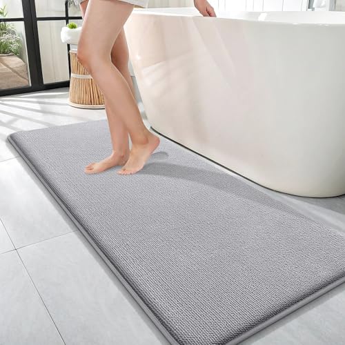 Memory Foam Bathroom Runner Rug 47x17
